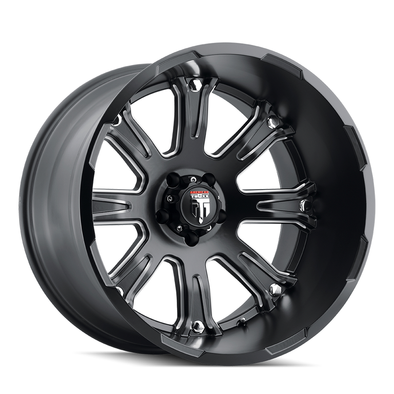 AMERICAN TRUXX BOMB Satin Black Milled