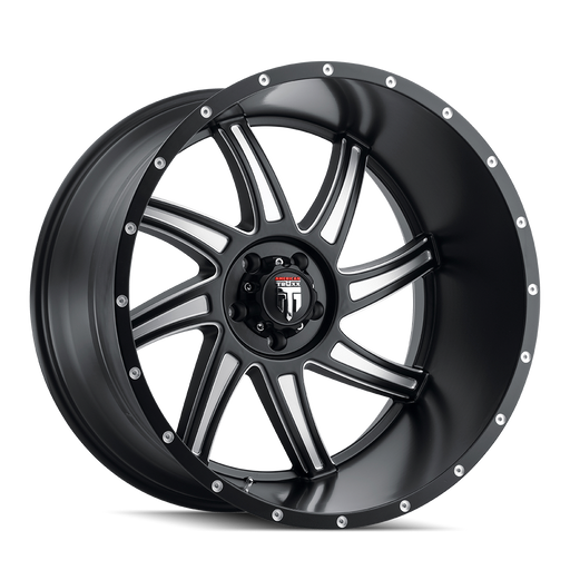 AMERICAN TRUXX VORTEX Satin Black Milled