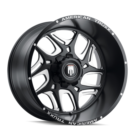 AMERICAN TRUXX SWEEP Satin Black Milled