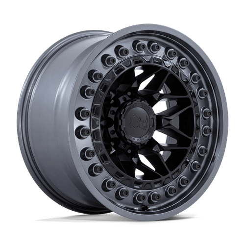 Black Rhino ALPHA Matte Black With Gunmetal Lip