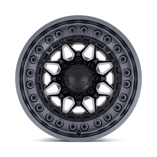 Black Rhino ALPHA Matte Black With Gunmetal Lip