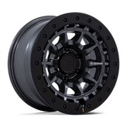Black Rhino BR016 TUSK Matte Gunmetal W/ Black Rock Guard
