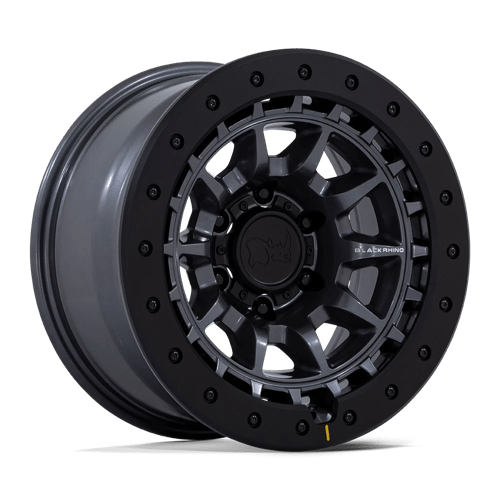 Black Rhino BR016 TUSK Matte Gunmetal W/ Black Rock Guard