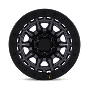 Black Rhino BR016 TUSK Matte Gunmetal W/ Black Rock Guard