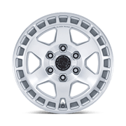 Black Rhino BR022 BAHARI Gloss Silver W/ Machined Face