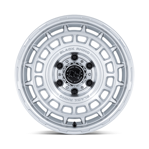 Black Rhino BR024 AWOL Silver W/ Machined Face