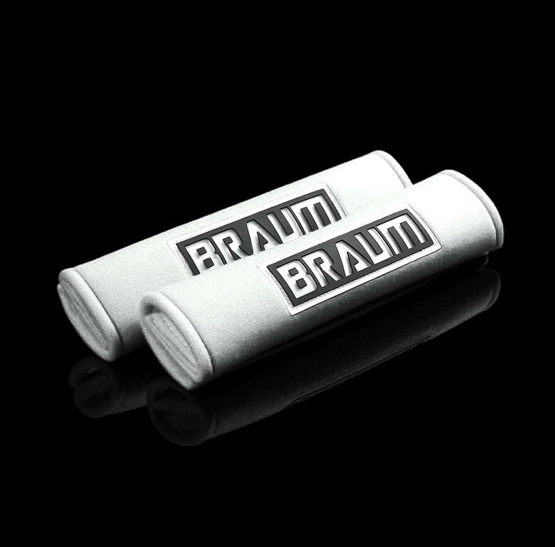 White 2" Shoulder Pads