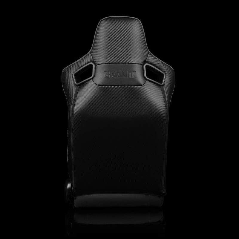 Elite Series Sport Seats - Black Suede (Grey Stitching)