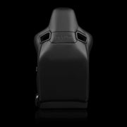 Elite-S Series Sport Seats - Black & Red Houndstooth (Red Stitching)