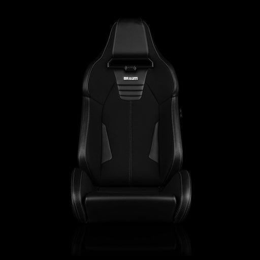Viper X Series Sport Seats - Black PU / Black S374 / Grey Stitching