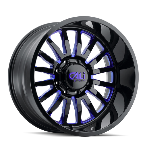 CALI OFF-ROAD SUMMIT Gloss Black Milled Prism Blue