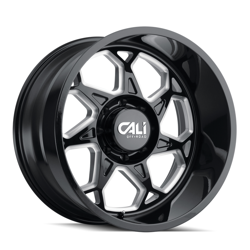 CALI OFF-ROAD SEVENFOLD Gloss Black Milled