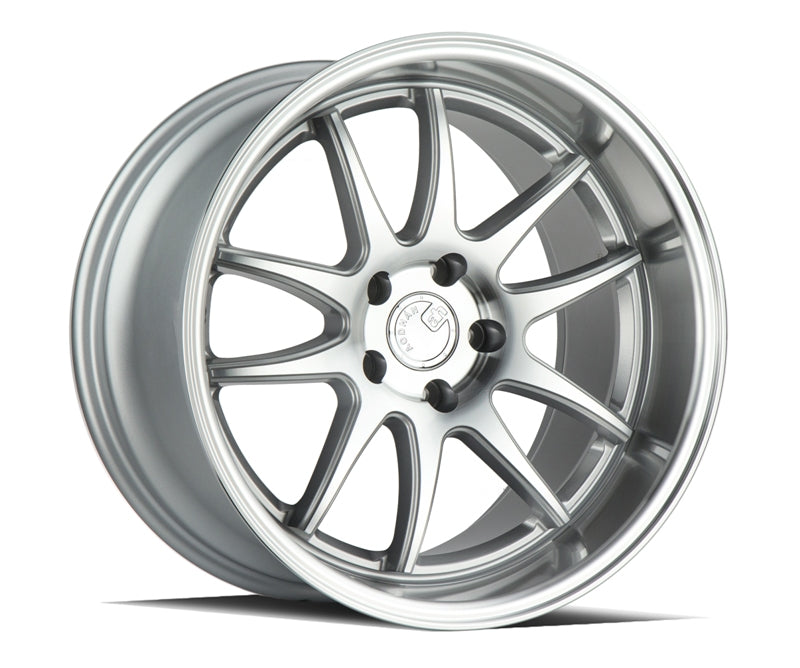 Aodhan DS02 18x9.5 +30 & 18x10.5 +15 5x114.3 73.1 Silver w/Machined Face **Staggered SET OF 4**