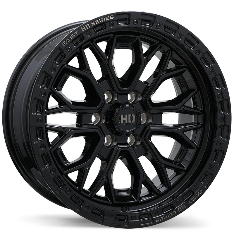 Fast HD Muramasa Gloss Black with Grey Milling