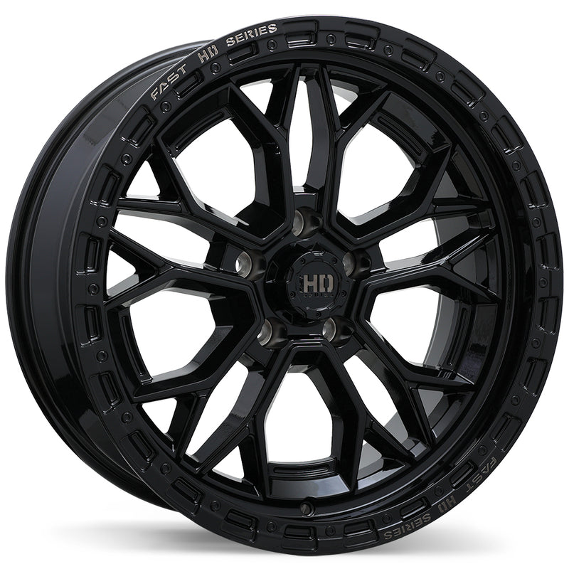 Fast HD Muramasa Gloss Black with Grey Milling