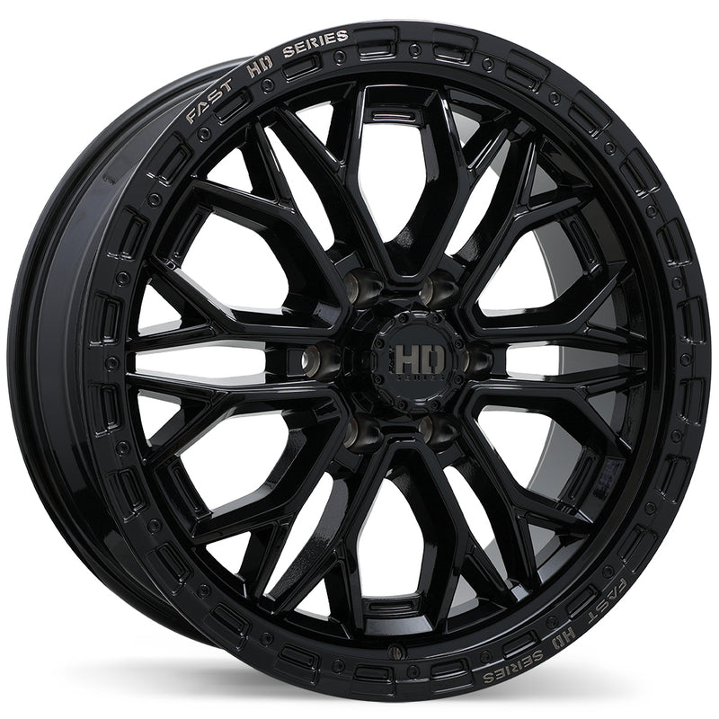 Fast HD Muramasa Gloss Black with Grey Milling