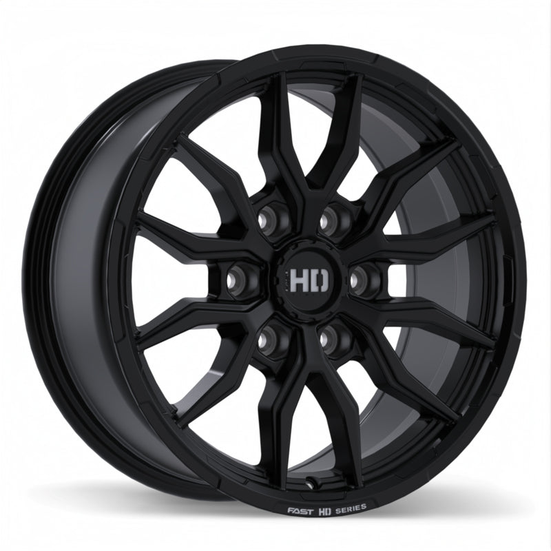 Fast HD Grit Satin Black with Milling