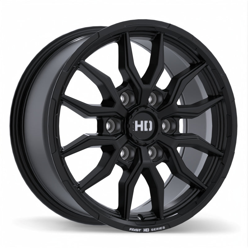 Fast HD Grit Satin Black with Milling