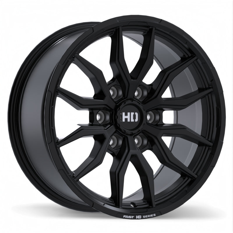 Fast HD Grit Satin Black with Milling