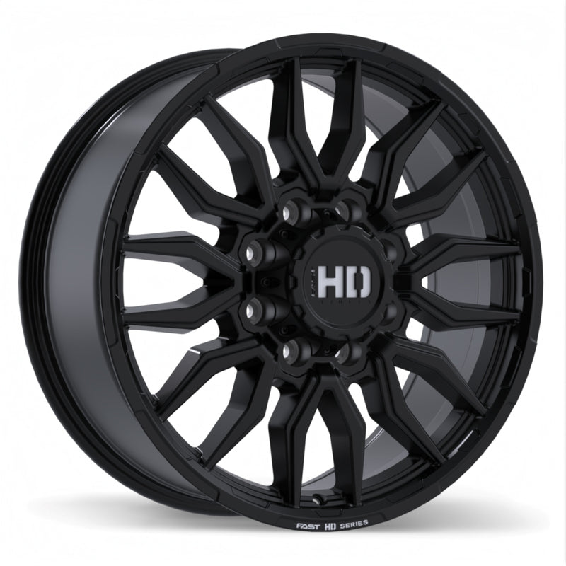 Fast HD Grit Satin Black with Milling