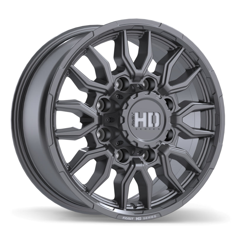 Fast HD Grit Satin Gunmetal with Milling