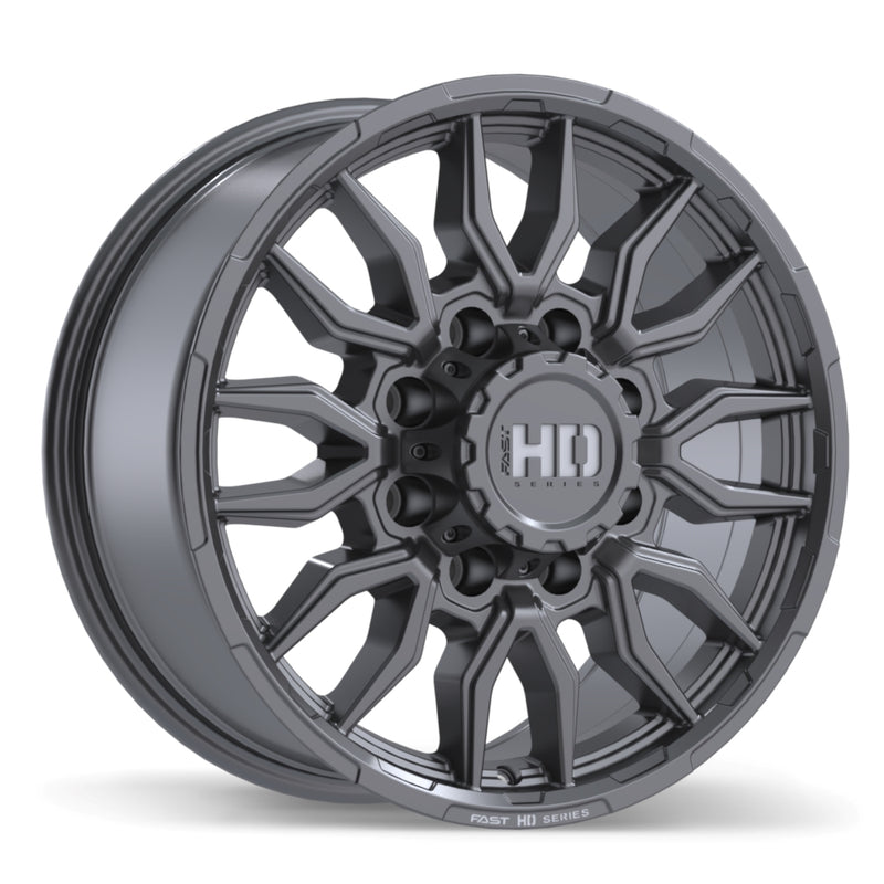 Fast HD Grit Satin Gunmetal with Milling