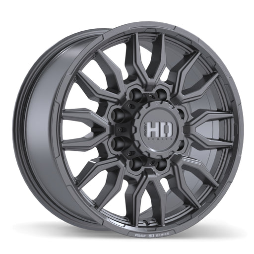 Fast HD Grit Satin Gunmetal with Milling