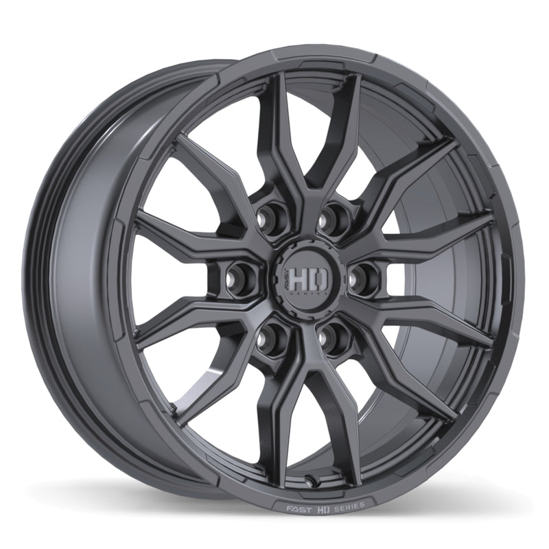 Fast HD Grit Satin Gunmetal with Milling