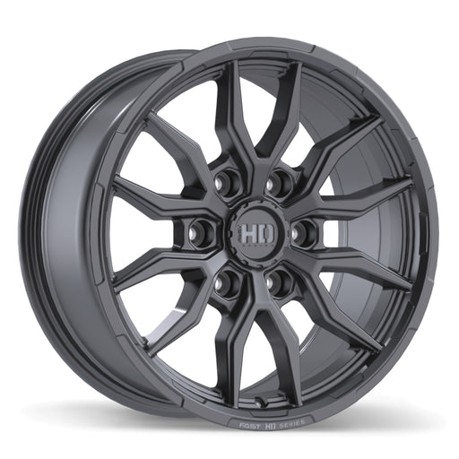 Fast HD Grit Satin Gunmetal with Milling