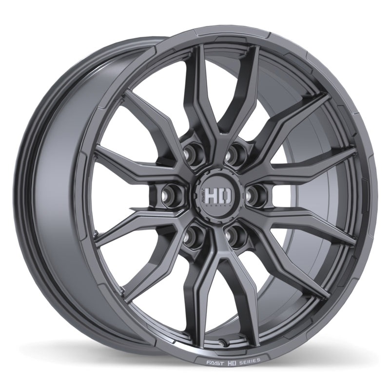 Fast HD Grit Satin Gunmetal with Milling