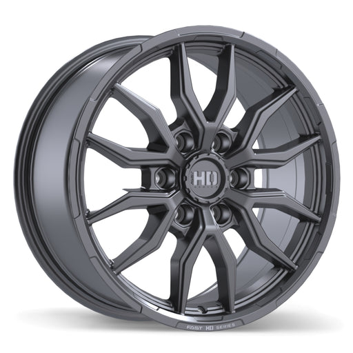 Fast HD Grit Satin Gunmetal with Milling