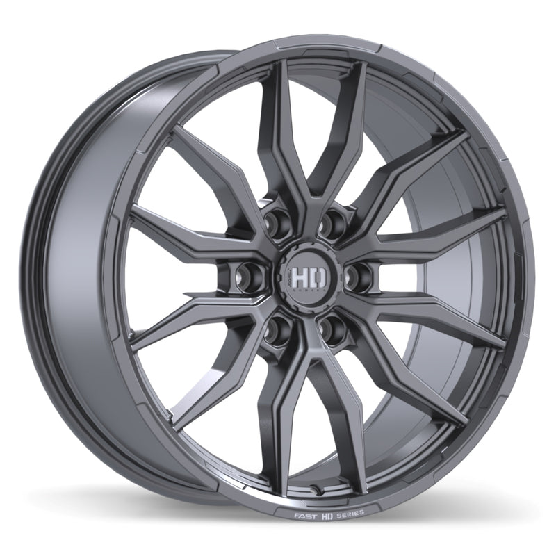 Fast HD Grit Satin Gunmetal with Milling
