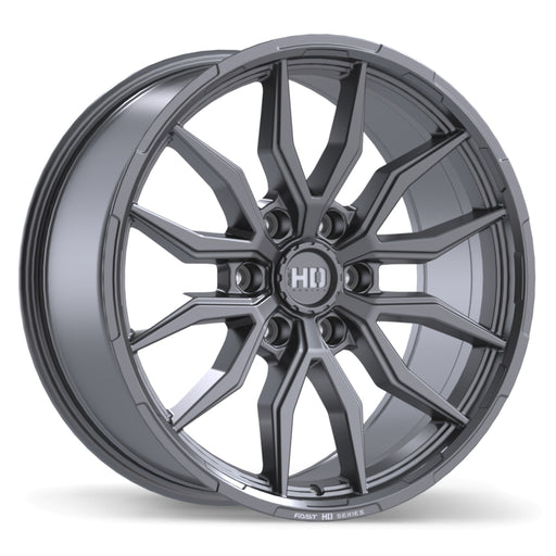 Fast HD Grit Satin Gunmetal with Milling