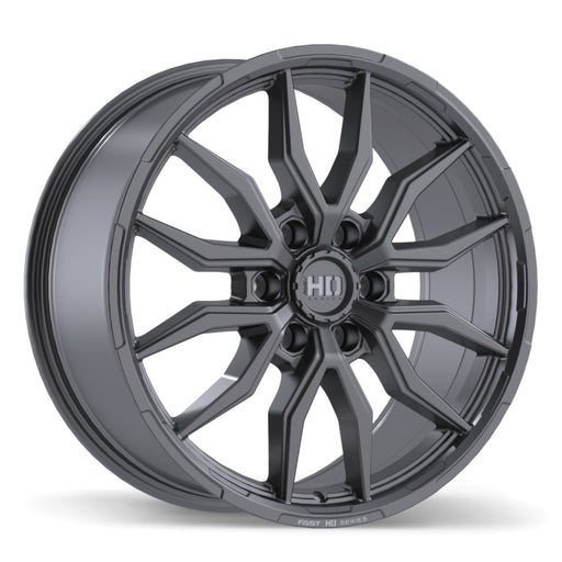 Fast HD Grit Satin Gunmetal with Milling