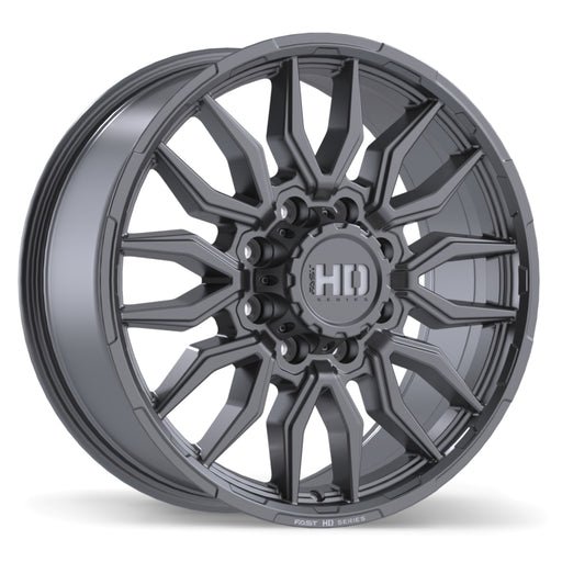 Fast HD Grit Satin Gunmetal with Milling