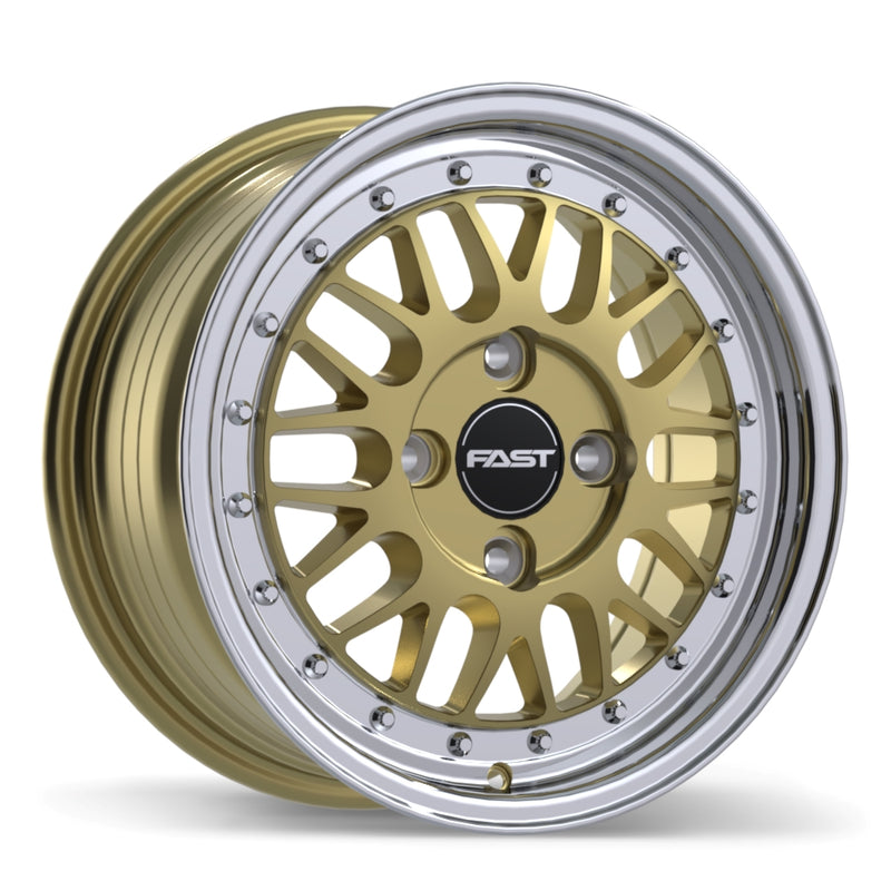 Fast Wheels FR01 Gloss Gold with Machined Lip