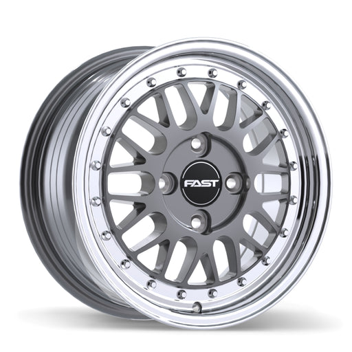 Fast Wheels FR01 Gloss Gunmetal with Machined Lip