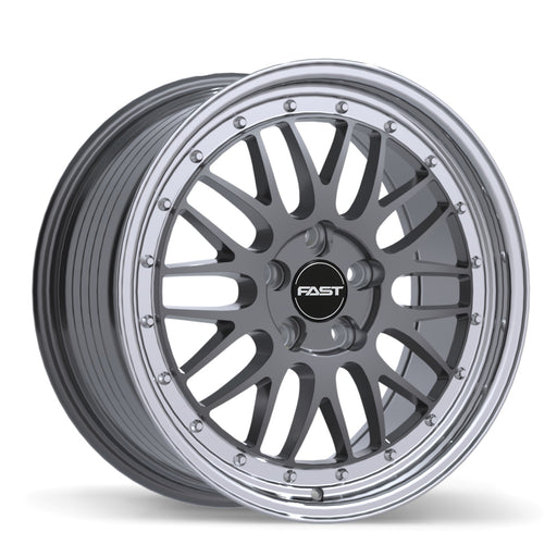 Fast Wheels FR01 Gloss Gunmetal with Machined Lip