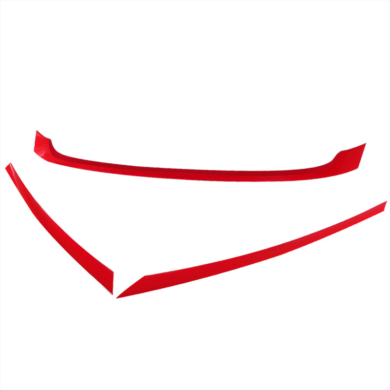 Spec-D 16-Up Honda Civic Module Red Trim Grille HG-CV16RD-MD-BN