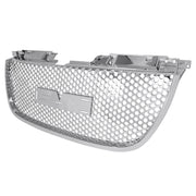 Spec-D 07-08 Gmc Denali Mesh Grill - Punch Hole Style Chrome HG-DEN07CO