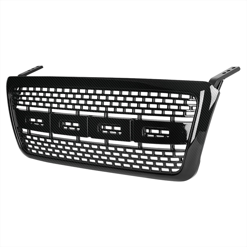 Spec-D 04-08 Ford F150 Carbon Look Front Grille HG-F15004CL-R-RS