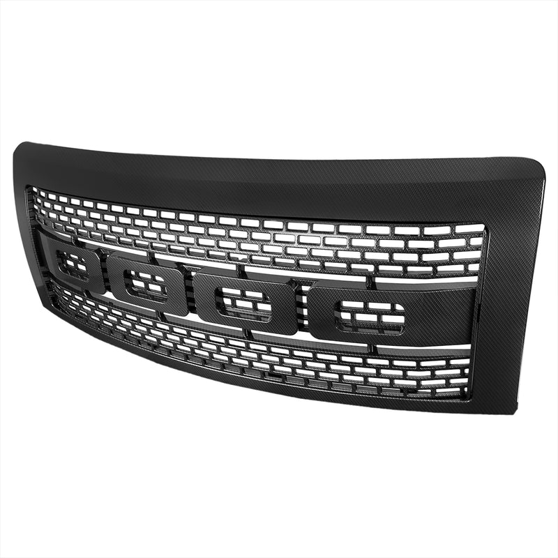 Spec-D 09-14 Ford F150 Raptor Style Grille HG-F15009CL-R-RS