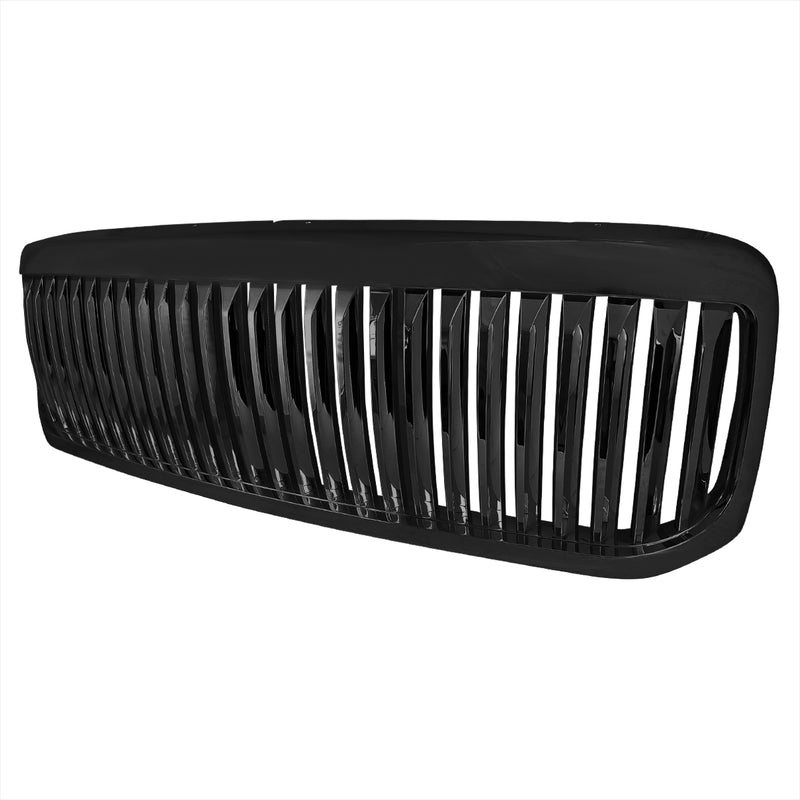 Spec-D 99-04 Ford F250 Vertical Grill Black HG-F25099JMVT