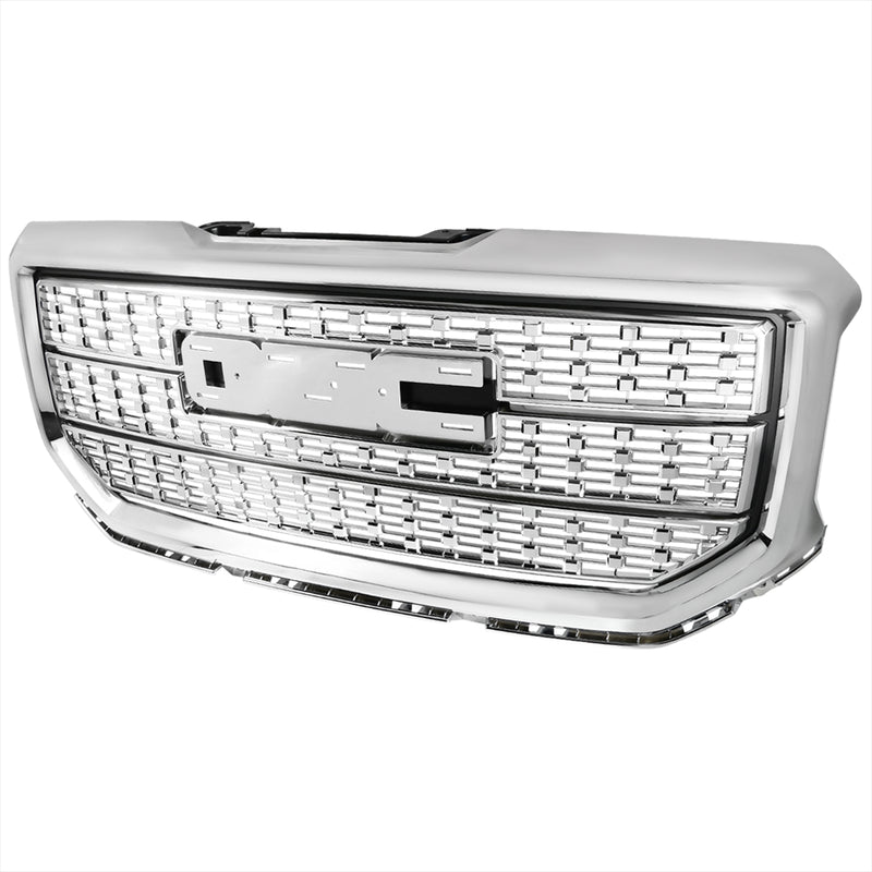 Spec-D 16-18 Gmc  Sierra Chrome Grille HG-GMC1615C-GL