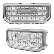 Spec-D 16-18 Gmc Sierra Denali Style Grille - Chrome HG-GMC1615C-JB