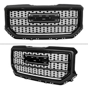 Spec-D 16-18 Gmc Sierra Denali Style Grille - Glossy Black HG-GMC1615JM-JB