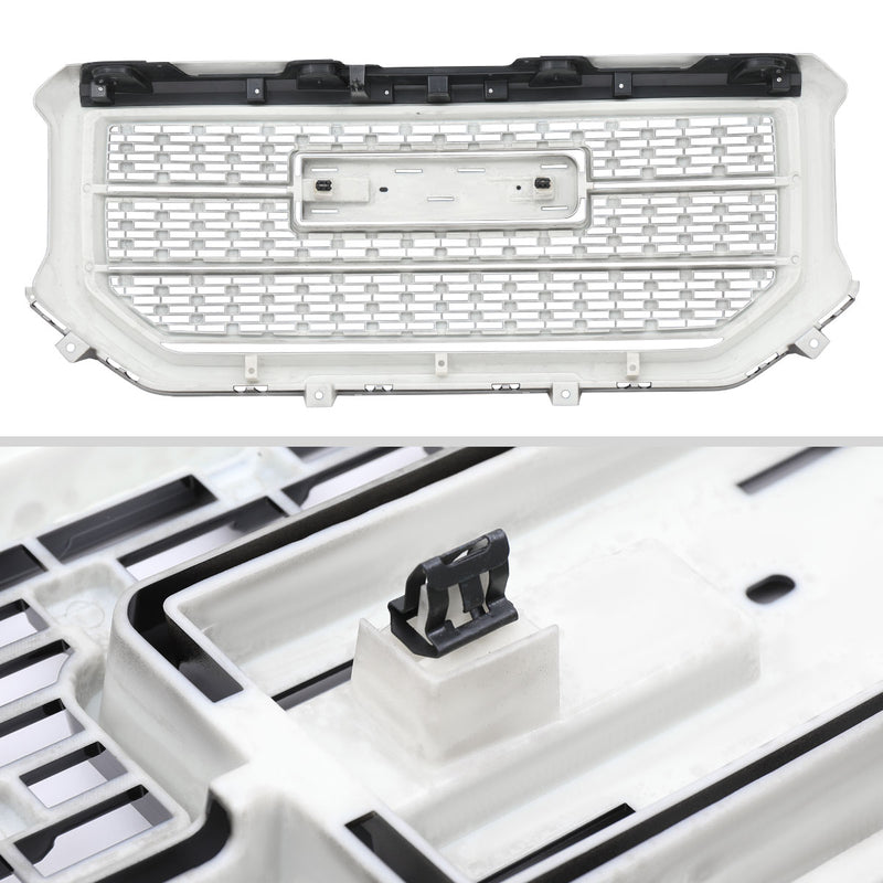 Spec-D 16-18 Gmc Sierra Denali Style Grille - Glossy Black HG-GMC1615JM-JB