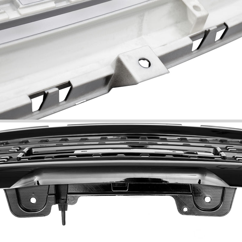 Spec-D 16-18 Gmc Sierra Denali Style Grille - Glossy Black HG-GMC1615JM-JB