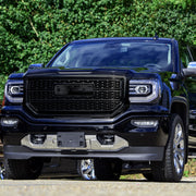 Spec-D 16-18 Gmc Sierra Denali Style Grille - Glossy Black HG-GMC1615JM-JB