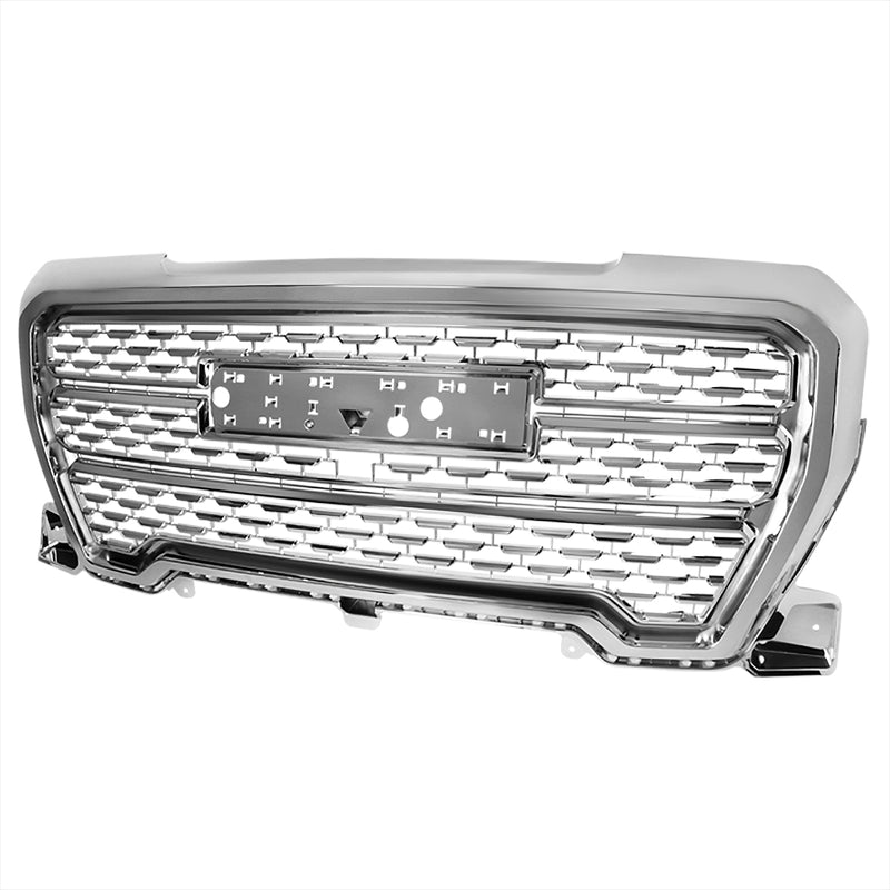 Spec-D 19-Up Gmc Sierra Fits 1500 - Chrome Grille HG-GMC1915C-GL